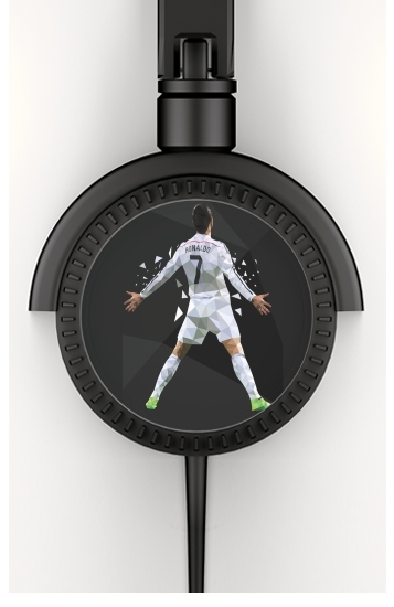 Casque Audio Cristiano Ronaldo Celebration Piouuu GOAL Abstract ART