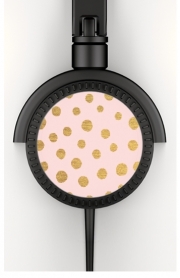 Casque Audio Golden Dots And Pink
