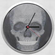 Horloge Murale abstract skull