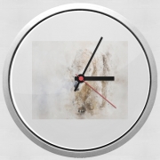 Horloge Murale Abstract watercolor polar bear