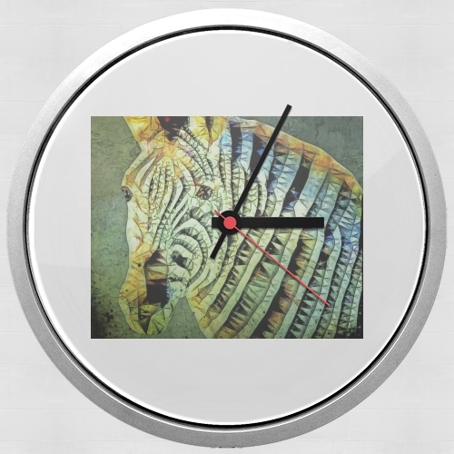 Horloge Murale abstract zebra