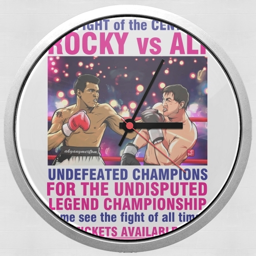 Horloge Murale Ali vs Rocky