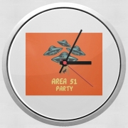 Horloge Murale Area 51 Alien Party
