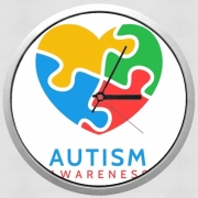 Horloge Murale Autisme Awareness