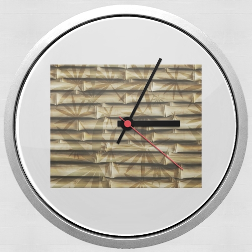 Horloge Murale Bamboo Art