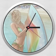 Horloge Murale California Surfer