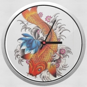 Horloge Murale Carpe japonaise