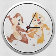 Horloge Murale Tic et Tac Watercolor
