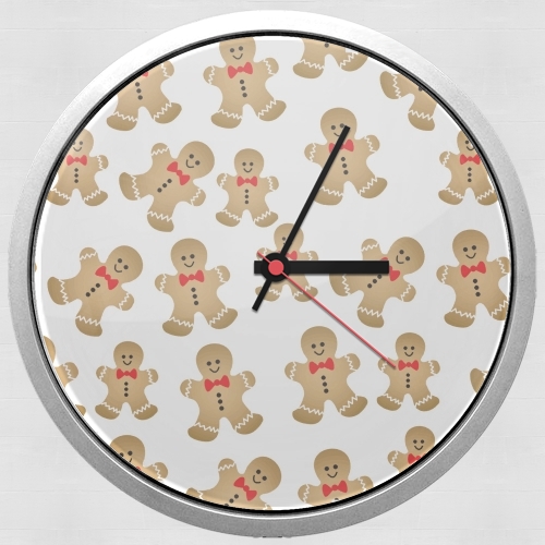 Horloge Murale Christmas snowman gingerbread