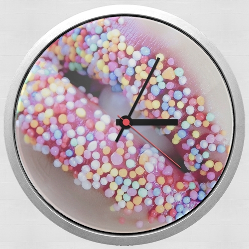 Horloge Murale Lèvres Colorées
