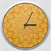 Horloge Murale Dahlia de feu