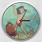 Horloge Murale Disney Hangover Mowgli Timon and Pumbaa 