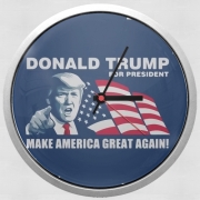 Horloge Murale Donald Trump Make America Great Again
