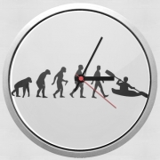 Horloge Murale Evolution of Kayak Born to do Kayak