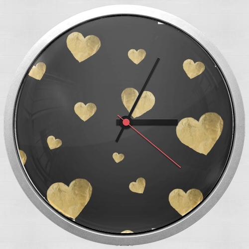 Horloge Murale Floating Hearts