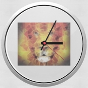 Horloge Murale fractal lion