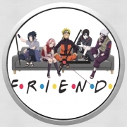 Horloge Murale Friends parodie Naruto manga