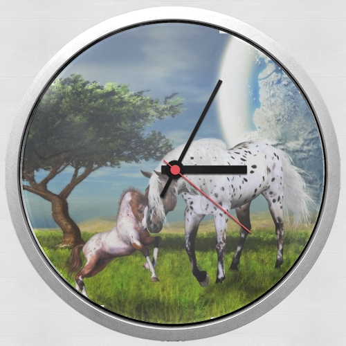 Horloge Murale Amour cheval pour toujous