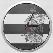Horloge Murale Inverted Roses