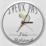 Horloge Murale Je peux pas j'ai roland - Tennis