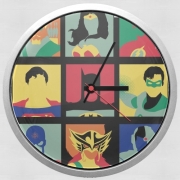 Horloge Murale Justice pop