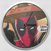 Horloge Murale Mexican Deadpool