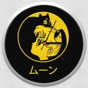 Horloge Murale Sailor Moon Art with cats
