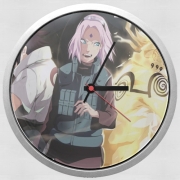 Horloge Murale Naruto Sakura Sasuke Team7