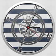 Horloge Murale Navy Striped Nautica