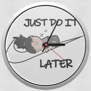 Horloge Murale Nike Parody Just do it Later X Shikamaru