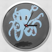 Horloge Murale octopus Blue cartoon