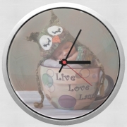 Horloge Murale Bébé dans une tasse de thé