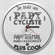 Horloge Murale Papy cycliste