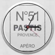 Horloge Murale Pastis 51 Parfum Apéro