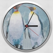 Horloge Murale Pingouin Love