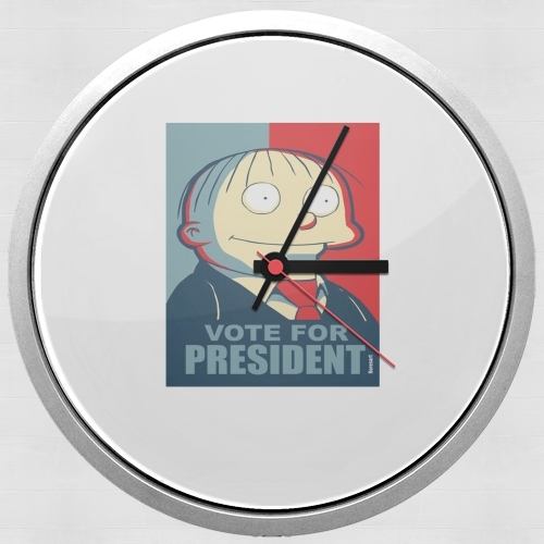 Horloge Murale ralph wiggum vote for president