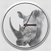 Horloge Murale Rhino Shield Art