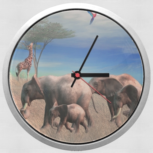 Horloge Murale Safari