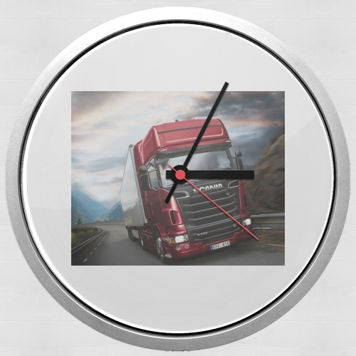 Horloge Murale Scania Track