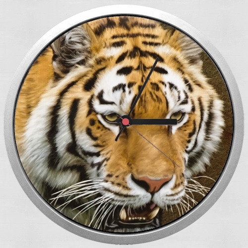 Horloge Murale Siberian tiger