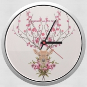 Horloge Murale Spring Deer