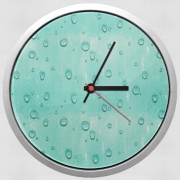 Horloge Murale Water Drops Pattern