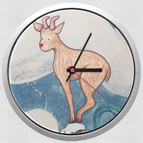 Horloge Murale Winter Goat