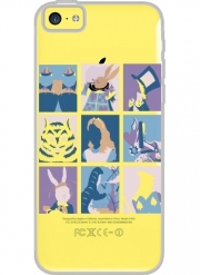 Coque Iphone 5C Transparente Alice pop