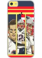 Coque Iphone 5C Transparente Brady Champion Super Bowl XLIX