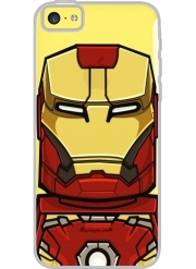 Coque Iphone 5C Transparente Bricks Ironman