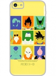 Coque Iphone 5C Transparente Dragon pop