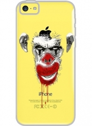 Coque Iphone 5C Transparente Evil Monkey Clown