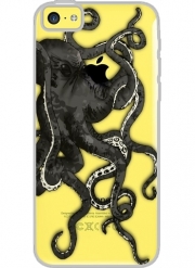 Coque Iphone 5C Transparente Octopus