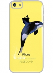 Coque Iphone 5C Transparente Baleine